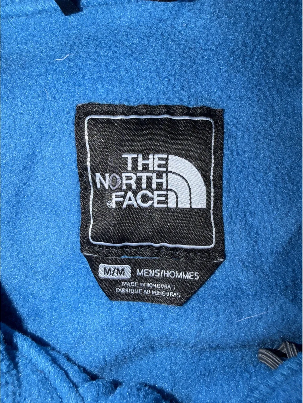 The North Face Men's Medium Blue and Gray Fleece Jacket
